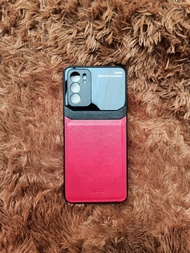 Case Oppo Reno 6 5G Glass Leather Kulit Cover Silion Casing