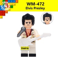 WM472 Elvis Presley Minifigures Block Compatible Building Blocks