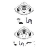 [szluzhen3gv] Corner Bathroom Sink Corner Basin Sink Wall Mounted Sturdy Multipurpose Water Triangle