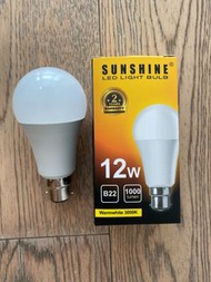 Sunshine 12W 1000Lm B22 LED Light Bulb