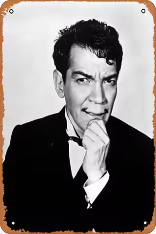 Metal Tin Sign - Moreno Cantinflas Around the World In 80 Days 1956, by Michael Anderson - Poster Me