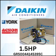 ORIGINAL DAIKIN WALL MOUNTED NON INVERTER  PCB 1.5HP ( GR50044145395C )