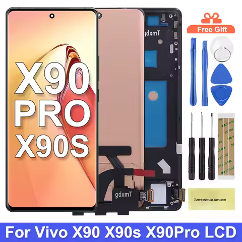 6.78" AMOLED For VIVO X90 LCD Touch Screen For VIVO X90S X90 Pro LCD Display Touch Screen Digitizer 