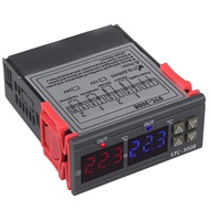 [ready stock] ✻♥Ready❀Stc-3008 110-220V Dual Digital Temperature Controller For Incubator Thermostat H♔