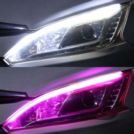 (COD)2pcs 12V Led DRL Daytime Running Lights Turn Signal DRL Led Strip Car Light Accessories Brake S