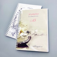 Flower number on A5 paper size