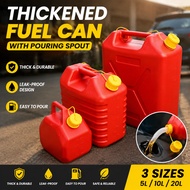 Oil Drum 5L/10L/20L Petrol Storage Tank Oil Tank Petrol Tank Motorcycle Car Jerry Can Petrol Tong Mi