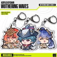 GANTUNGAN Keychain Acrylic Keychain Wuthering Waves Series 5 Augusta Brant Iuno By IMERU World
