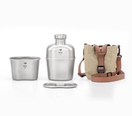鈦 Keith 露營 軍用水壺套裝 全新 Military Canteen Set