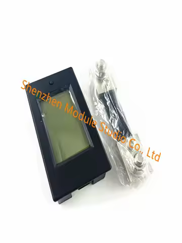 PZEM-051 DC Digital Ammeter Voltmeter 6.5-100V 4 IN1 LCD Motorcycle Voltage Current Power Energy Mon