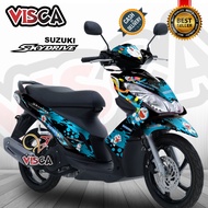 Decal Skydrive 125 Full Body Stiker Skydrive 125 Full Body Striping Skydrive 125 DORAEMON