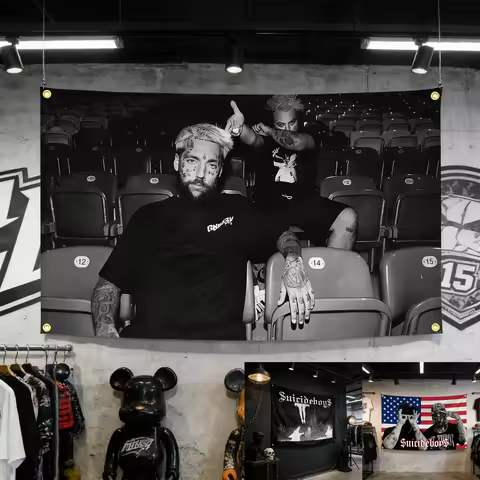 S-Suicideboys Kill Yourself Flag G59 Tapestry 3x5 Ft Polyester Banner With Brass Grommets For Bedroo