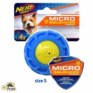 Nerf Dog ของเล่นสุนัข กัดมีเสียง จับถนัด ลายลึก คาบอยู่ เคี้ยวมัน ของเล่นหมา ของเล่นบอลยาง แบรนด์ดังจาก USA มี 2 ไซซ์