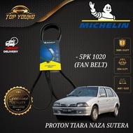 MICHELIN PROTON TIARA NAZA SUTERA FAN BELT 5PK 1020 AIRCOND ALTERNATOR POWER STEERING V-BELT ORIGINA