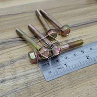 M6X55 FLANGE YELLOW CAP BOLT M6Bolt KEYX 55 10 LENGTH 55.5 CM 5.5CM 6X55 6 X 55 55MM MM