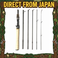7ft Bait Pack Rod 6-Piece (L) 7ft Bait Finesse Rod Ajing Rod Mebaring Rod Rockfish Rod Trout Rod 6-S