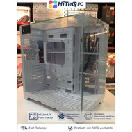 HiteqPC | ATX Tri-Glass Dual Chamber PC Case w/ Free 3 x 120mm RGB Fans - Fuzion Sova (White/Black)