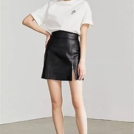 Mini Skirt SexyWanita, semi-leather skirt. Above-the-knee skirt
