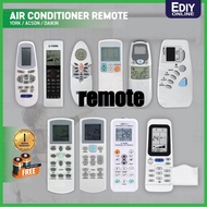 【FREE BATTERY AAA x2】 Air Conditioner Remote Control Replacement YORK ACSON D@IKIN Aircond Air Cond 