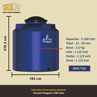 Toren Tangki Air Penguin 5100 Liter TB500 Biru Tua