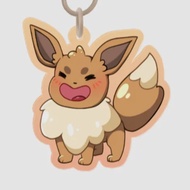 Eevee Colored Edge Acrylic Keychain
