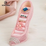 [SONONIA] Prettyia Pink High Heel Shoe Jewel Holder Display for Home Decor Store Sell
