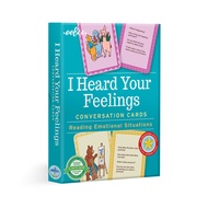 eeBoo I Heard Your Feelings Hardbox Flashcards - บัตรคำสอนการสนทนาเรื่องการแสดงความรู้สึก