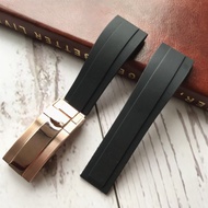 Rubber Silicone Strap Substitute ROLEX Oyster Style Permanent Submariner Daytona ROLEX Strap 20mm Fr