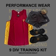 IPPT | UNIT | SAF DRY FIT SINGLET | 9 DIV | INFANTRY | GREEN BERETS | NINETH DIVISION
