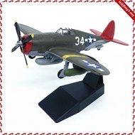 [leipupa] WW2 Classic Fighter Fighter Model Ready-Made Historic Warplane Model Painted Finish Alloy 