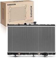 A-Premium Engine Coolant Radiator with Transmission Oil Cooler Compatible with Kia Models - Rio 2001