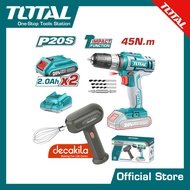 TOTAL COMBO SET(สว่านแบต+เครื่องปั่นมือถือ)ชุดที่ 30 #TOSLI231003