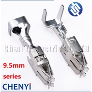 10 Pcs 9.5 Series Automotive connector plug Crimp Wire Female Terminal Splice Pins DJ6218B-E9.5-1.2E