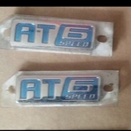 Chevrolet Spin AT6 Speed Emblem AT6 Speed Writing/