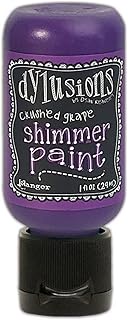 Dylusions Shimmer Paint 1oz-Crushed Grape -DYU-74397