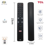 [CHÍNH HÃNG PHÍM ÊM] Điều khiển TV TCL 1 NÚT trắng NETFLIX  SMART TV TCL TẶNG PIN -BẢN MỚI NHẤT