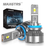 MAXGTRS 2x GT ชุด H7 H4 H1 H8 H11 9006 9005 HB3หลอดไฟหน้ารถมอเตอร์ไซค์แบบ LED Canbus 28000LM 140W แส