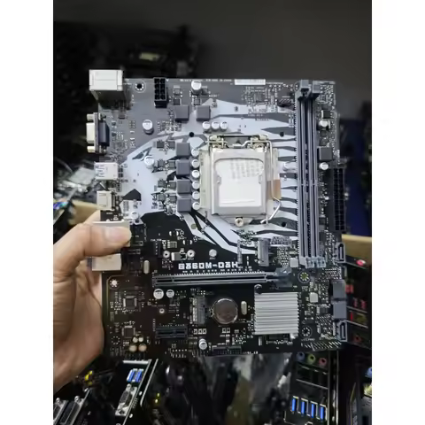 Used Original Pull mATX Motherboard for ASUS B360M-D3H LGA1151 B360 DDR4 HDMI DVI M.2 USB3.0 8/9 Gen