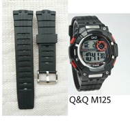 TALI rubber strap/ qq qq qq q&q Gw80 watch / M125 / 80 / 125