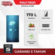 Ori Polytron Kulkas 1 Pintu Metallic Series 170 Liter Prb 179B