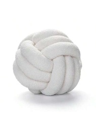 舒適柔軟的手編結球枕,適用於沙發客廳、圓形坐墊、床邊靠墊,可全年使用