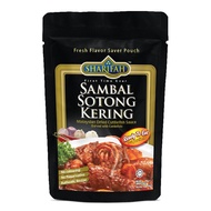 SHARIFAH Sambal Sotong Kering Ready-To-Eat Malaysian Dried Cuttlefish with Hot Sauce