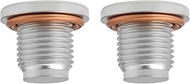 2pcs Car Oil Drain Plug with Gasket M16x1.5 JX6Q6730AA Compatible with Citroen C3 C4 C5