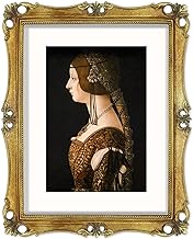 SIMON'S SHOP 11x14 Picture Frame Antique Frame 11x14 Vintage Photo Frames 8x10 with Mat in Gold, Wall Mounting Poster Frames