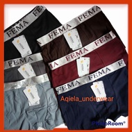 (SIZE XXL) ADULT MEN'S BOXER UNDERWEAR / FEMA SQUARE / FEMA MEN'S BOXER / MODERN BOXER / MEN'S BOXER