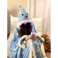 Hamachi 2025 Christmas Snowman Flannel Nightgown - Versatile Fall & Winter Wear