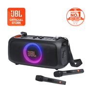 JBL PartyBox On-The-Go Essential Portable Party Speaker 100W with Built-in Lights | 2X Wireless Micr