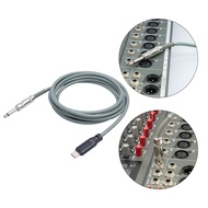 【SUFA】4 Size With Type C to 6.35mm For Audio Guitar Recording Cellphone Computer Cable