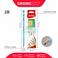 Pensil 2B Greebel - pensil kayu GREEBEL