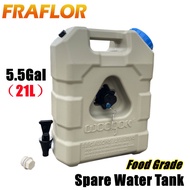 20 Liters 21L (5.5Gallons) Outdoor Water Storage Tank PE Plastic Boiling Water Bucket Car Mounted La